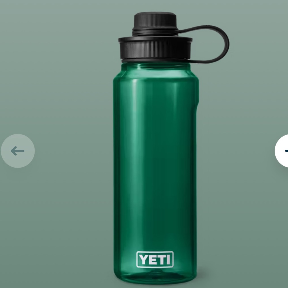 Yeti Yonder 25 ounce canopy green water bottle NEW